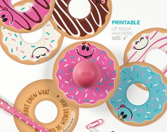 Porte-baume à lèvres eos Donut - IMPRIMABLE