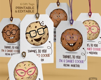 Slimme cookietags: afdrukbaar en bewerkbaar bestand