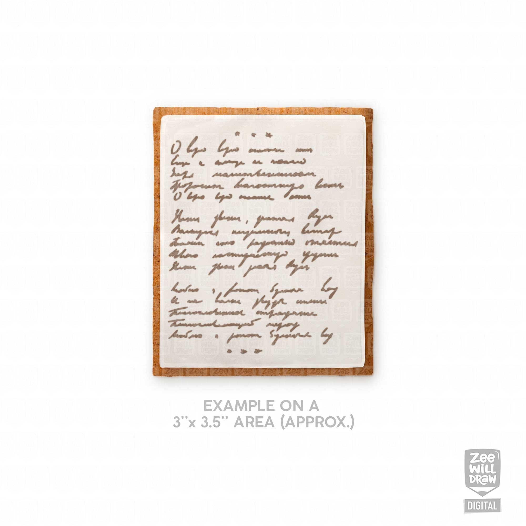 Vintage Poem Stencil FILE, DIGITAL DOWNLOAD - Etsy