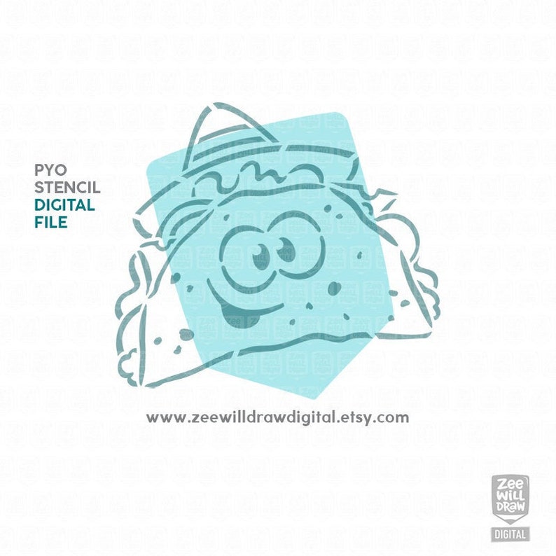 Taco PYO Stencil FILE