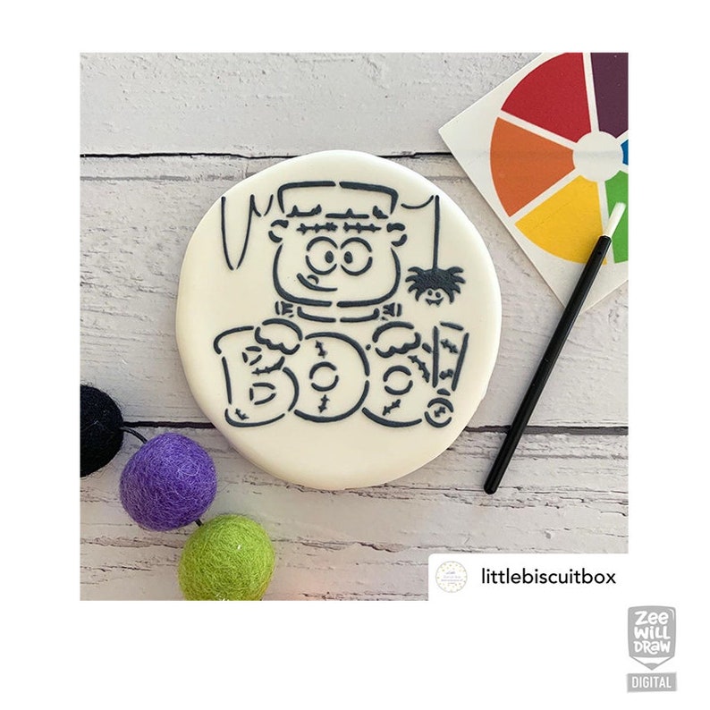 Frankenstein Boo PYO Stencil File - Etsy