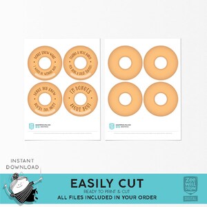 Donut Eos Lip Balm Holder - PRINTABLE - Etsy