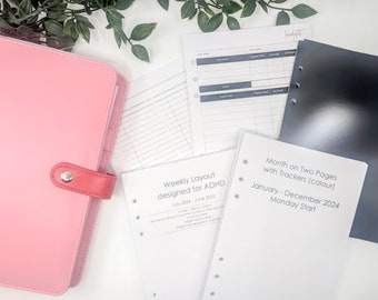 Planificador TDAH 2026: Planificador, diario y recambios para neurodivergentes.