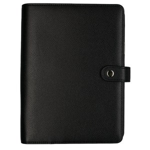 A5 'Textured Black' Planner Cover from Planner Peace - vegan leather, luxurious ring planner ready to fill with planner inserts