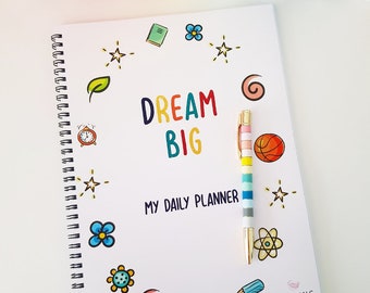 Kids Planner Notebook, Kid's Daily Planner