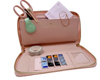 Cartera con cremallera de algodón de azúcar