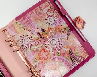 Separadores de planificador A5 de 6 pestañas, Flower Dreaming