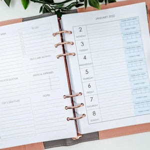 A5 Bill Tracker Planner Inserts Printed planner inserts for A5 planner,  finance planner, budget planner inserts, printed A5 planner inserts