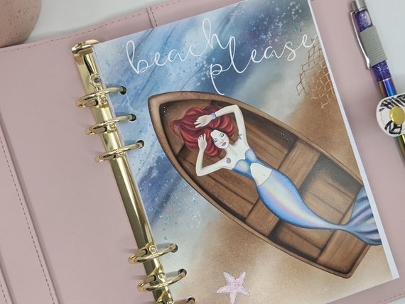 Beach Please Dashboard, A5, B6 or Personal Size Dashboard for Ring