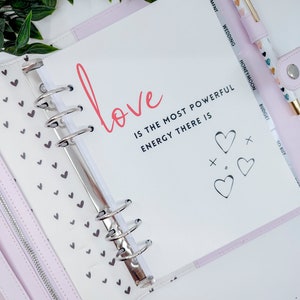 A5 Love Planner Dashboard