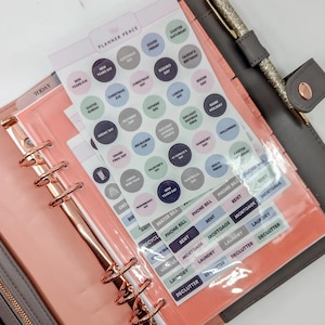 Clear Pocket for Ring Planners - A5 or personal size - Single Pocket