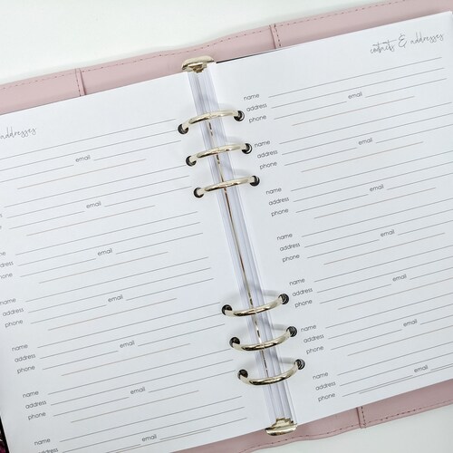 IVF Planner Inserts Printed A5 Inserts IVF Journal Etsy UK