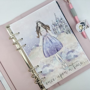 Winter Fairytale Planner Dashboard, B6 of Personal Size Dashboard voor ringplanners, past op Filofax of Kikki K planner