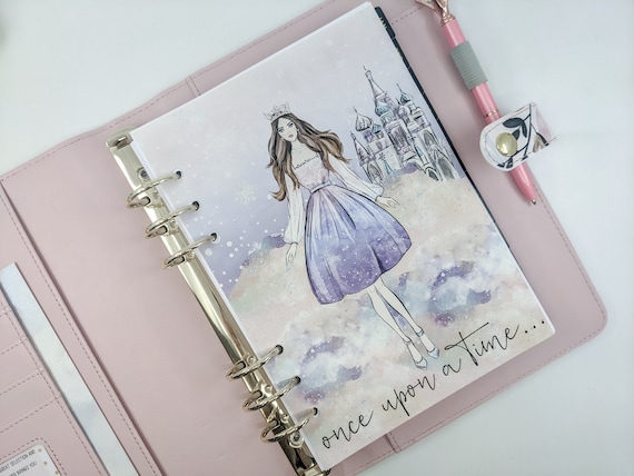 Winter Fairytale Planner Dashboard, B6 or Personal Size Dashboard