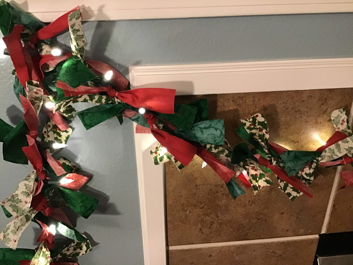Buy Christmas Garland With Lights, Holiday Garland, Christmas Mantel