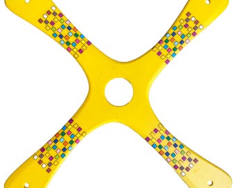 Yellow Barcelona Boomerangs