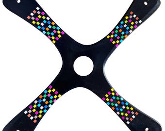Black Barcelona Boomerangs