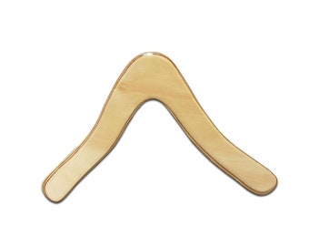 Handmade Natural Wood Boomerang – Aussie Fever Airfoil