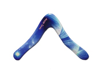 Aussie Fever "Space" Boomerang - Hand crafted woorden boomerang with Cosmic art!
