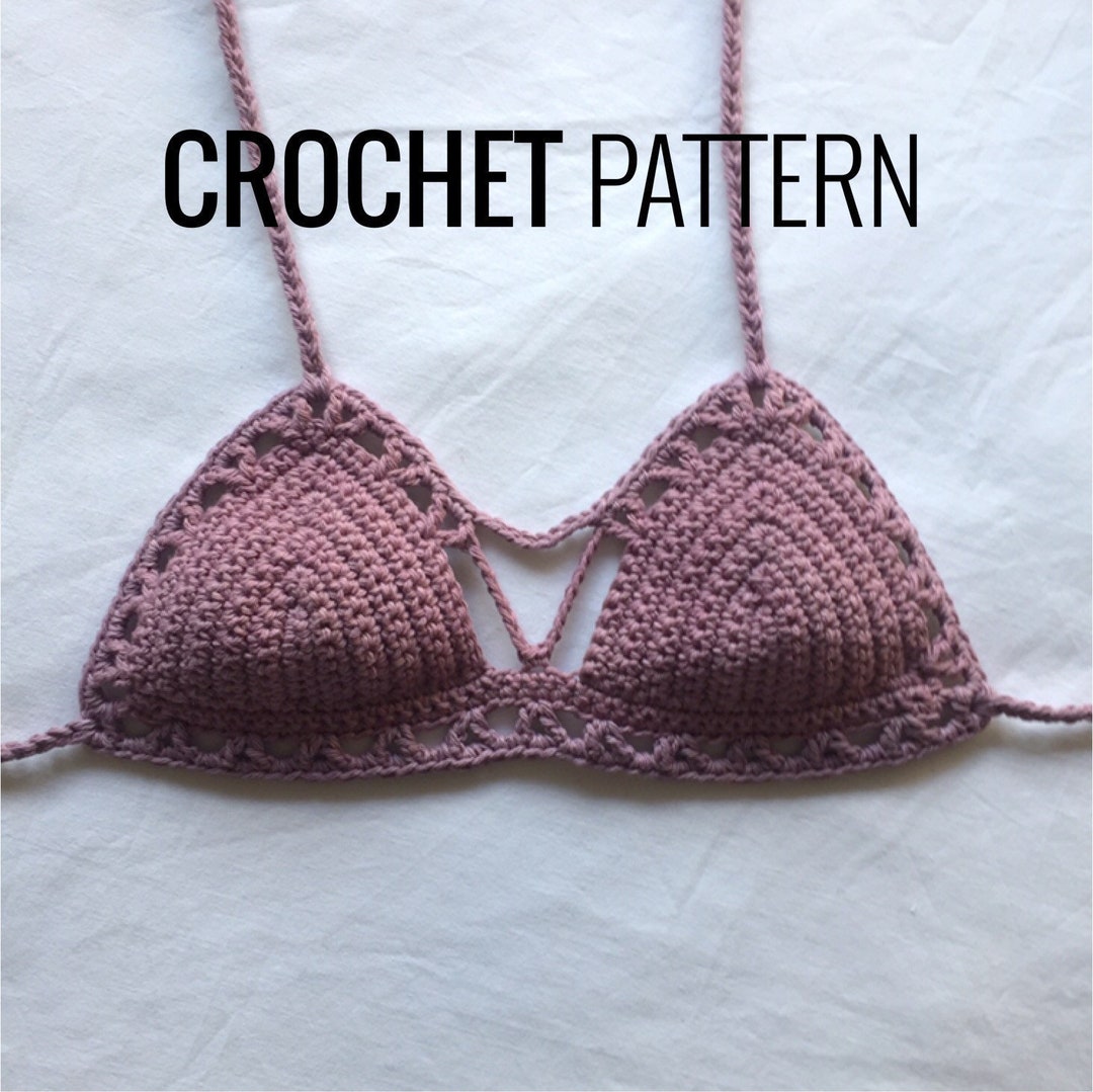 The Atlantis Bralette Crochet Bikini Pattern Crochet Top - Etsy