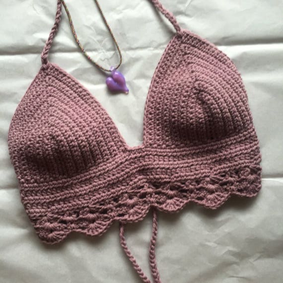 Fonkelnieuw Festival top crochet top crop top crochet bikini | Etsy VU-42