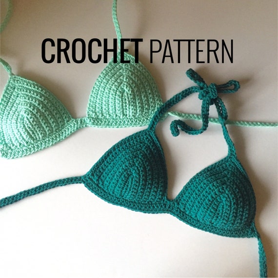 Basic Bikini Top Crochet Pattern easy 