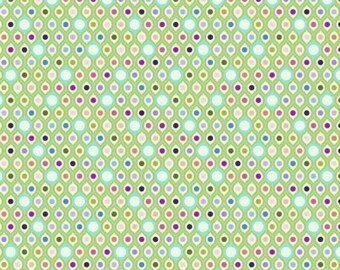 Tula Pink Parisville Deja Vu -Eye Drops Mint by Free Spirit Fabrics- 100% Quality Quilting Cotton