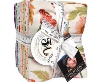 Floral Fondant Fat Quarter Bundle by Linn Warme for Moda Fabrics 26 pieces(14130AB)