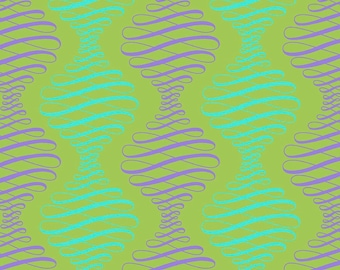Tula Pink Parisville Deja Vu -Spencer Stripe Pistachio by Free Spirit Fabrics- 100% Quality Quilting Cotton