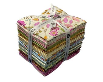 Flourish Fat Quarter Bundle for Andover Fabrics by Alexandra Bordallo 24 Pieces