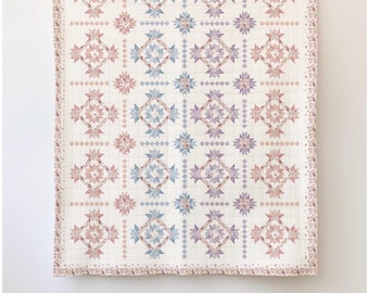 Wildflower Fields Quilt Kit, Daybreak On The Prairie by Modern Prairie for Riley Blake Designs, KT-17680, Measures 95"x 116", New