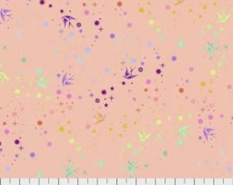 Tula Pink True Colors Fairy Dust in Sorbet, fabric by the yard