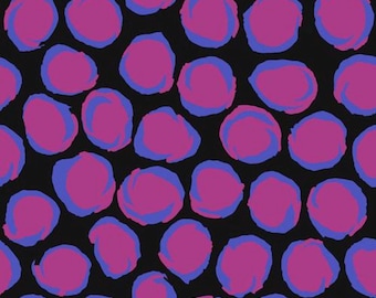 Kaffe Fassett Collective Twist Black Freespirit Fabrics Sold by the yard