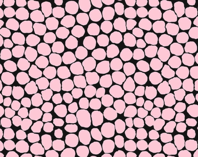 Featured listing image: Jumble -Rose/Black PWBM053.ROSEX by Kaffe Fassett /Freespirit- 100% Cotton Quilting Fabric Yardage