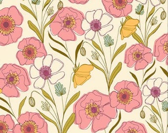 Meadow Walk by Alexandra Bordallo for Andover Fabrics, style A Pattern1337-L. Sold by the yard