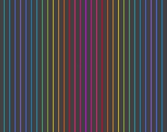 Color Wheel- by Alison Glass- Art Theory Spectrum Stripe Night  A1447-K