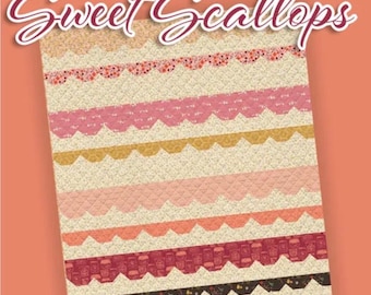 Sweet Scallops Quilt Kit-Featuring Summer Homestead by Sewcial Bee Collective