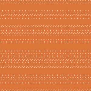 Sweet and Spookier- Stars Aligned Trick- Art Gallery Fabrics- SNS-13001- 100% Quilting Cotton- Orange
