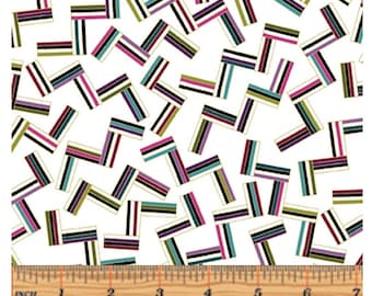 Dog on it Benatrtex fabric Many Angles white/multi 6259m09