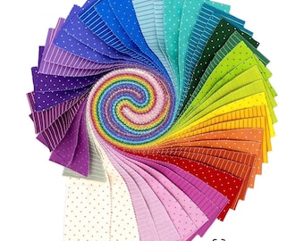 Tula Pink True colors . Tiny Coordinates FB4DRTP.TinyCOOR ,2.5 design roll 40 pieces