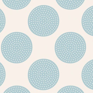Tilda-Basics Classic Dottie Dots in Light Blue TIL130044, quilting cotton fabric. this is for a half yard piece