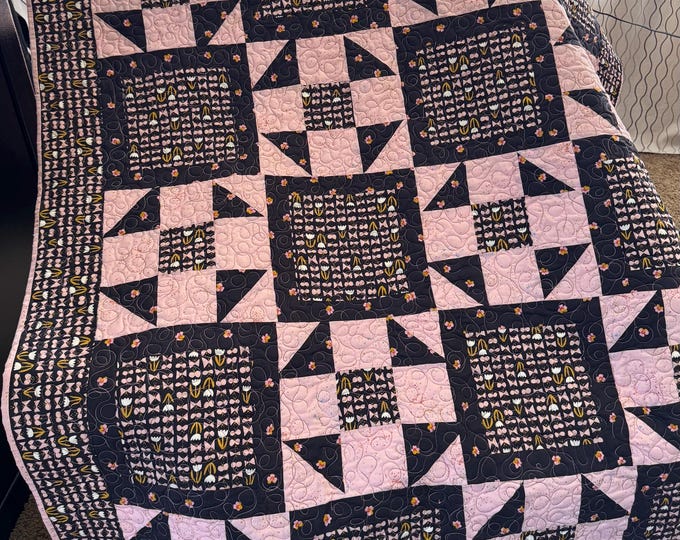 Featured listing image: Heartland Quilt Kit, Ruby Star Society Fabric, Lap Size 43x61, Binding Included