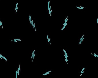 Ruby Star Society Fabric, Teddy Bears Electric Black Quilting Cotton (RS2107 17)