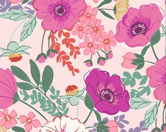 Wandering by Stephanie Organes for Andover Fabrics Style A Pattern 758 Color E- Floral, sold by the yard