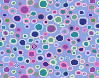 Bubbles Blue Fabric: Kaffe Fassett from the archives, Free Spirit Fabrics, sold by the yard