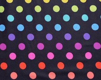 Tula Pink Disco Poms –True Colors in Charcoal Graywork, By The Yard