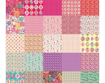 10” Poppy Cotton Layer Cake, Calico Cowgirls  CW24836