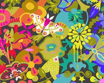 Color Wheel- by Alison Glass- Art Theory whole cloth A1441-K Night