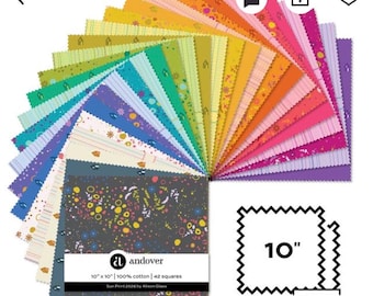 Sun Print 2026 Ten Inch Squares (Layer Cake) by Alison Glass for Andover