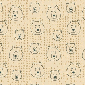 Bear out there, Lakelife fabric by Art Gallery Fabrics, sold by the yard